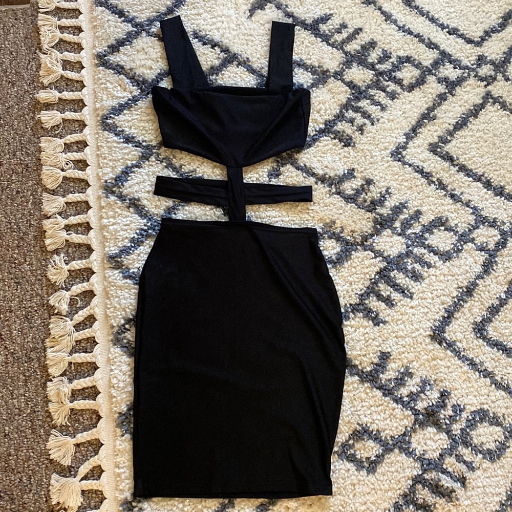 Sexy black dress